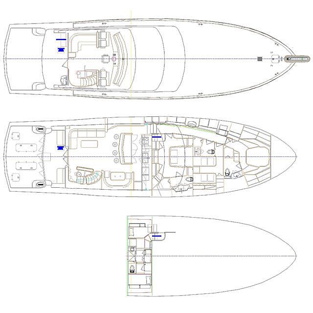 Sea Force IX Luxury Performance Sport Yacht 83.5 