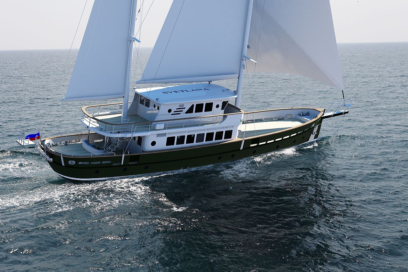 steel expedition sailing yacht